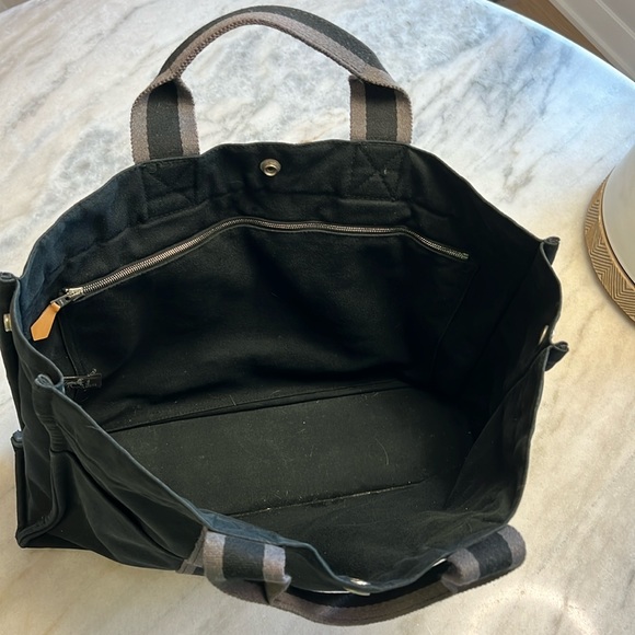 Hermès Large & mini Fourre Tout Tote in Black & Grey - Picture 5 of 14